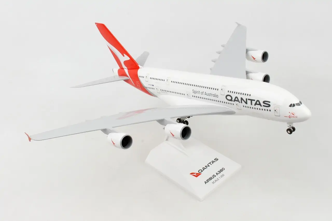 Qantas A380 aircraft model